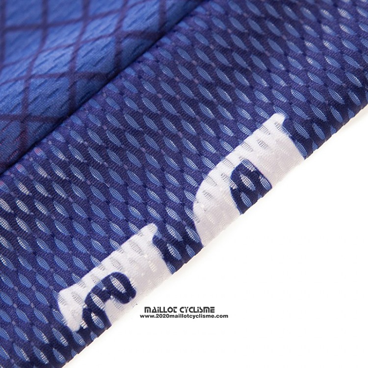 2018 Maillot Ciclismo Vini Fantini Profond Bleu Manches Courtes et Cuissard